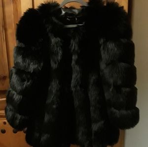 NEW Vegan Mink Fur Coat-SOLD
